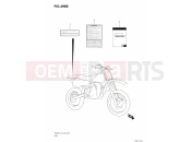 SUZUKI RM 85 M3 (2023) 496B - LABEL (P28)