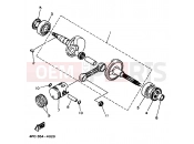 YAMAHA YA50R (4PC1) 1994 CRANKSHAFT & PISTON