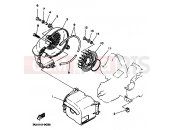 YAMAHA YA50R (4PC1) 1994 AIR SHROUD & FAN
