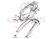 YAMAHA YA50R (4PC1) 1994 SIDE COVER