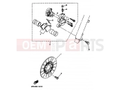 YAMAHA YA50R (4PC1) 1994 FRONT BRAKE CALIPER