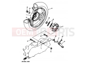 YAMAHA YA50R (4PC1) 1994 REAR WHEEL