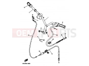 YAMAHA YA50R (4PC1) 1994 STEERING HANDLE & CABLE