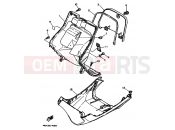 YAMAHA YA50R (4PC1) 1994 LEG SHIELD