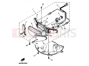 YAMAHA YA50R (4PC1) 1994 HEADLIGHT