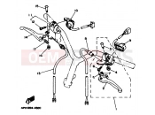 YAMAHA YA50R (4PC1) 1994 HANDLE SWITCH & LEVER