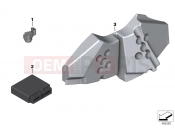 BMW Motorrad BMW 2019 C models C 650 GT 16 (0C05, 0C15) ONTROL UNITS, MODULES, SENSORS