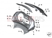 BMW Motorrad BMW 2019 C models C 650 GT 16 (0C05, 0C15) ASHBOARD SUPPORT