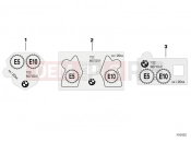 BMW Motorrad BMW 2019 C models C 650 GT 16 (0C05, 0C15) OTICE LABEL FOR FUEL