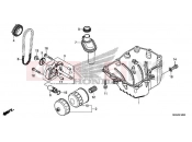 HONDA CMX500AK CMX500 Rebel 2019 E-14 OIL PAN/OIL PUMP