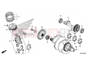 HONDA CMX500AK CMX500 Rebel 2019 E-16 CRANKSHAFT/PISTON