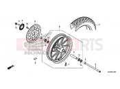 HONDA CMX500AK CMX500 Rebel 2019 F-14 FRONT WHEEL