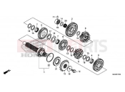 HONDA CMX500AK CMX500 Rebel 2019 E-17-20 TRANSMISSION (COUNTERSHAFT)
