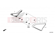 HONDA CMX500AK CMX500 Rebel 2019 F-24 SIDE COVER