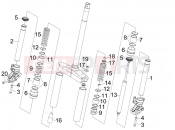 GILERA Runner 50 SP Race Fork's components (MVP)
