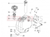 GILERA Runner 50 SP Race Fuel tank