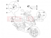 GILERA Runner 50 SP Race Remote control switches - Battery - Horn