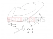 GILERA Runner 50 SP Race Saddle/seats