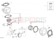 DUCATI Monster + CYLINDERS - PISTONS [MOD:M937+]