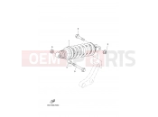 YAMAHA Tracer 7 MTT690 (B4T3) 2022 REAR SUSPENSION