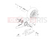 YAMAHA Tracer 7 MTT690 (B4T3) 2022 REAR WHEEL