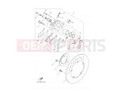 YAMAHA Tracer 7 MTT690 (B4T3) 2022 REAR BRAKE CALIPER