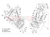 APRILIA RSV 1000 Tuono Cylinder head and valves