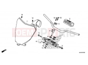 HONDA CRF450RXK CRF450RX 2019 F-7 HANDLE PIPE/TOP BRIDGE