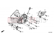 HONDA CRF450RXK CRF450RX 2019 E-10 LEFT CRANKCASE COVER