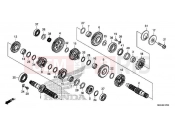 HONDA CRF450RXK CRF450RX 2019 E-17 TRANSMISSION