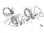 HONDA CRF450RXK CRF450RX 2019 E-6 RIGHT CRANKCASE COVER/WATER PUMP