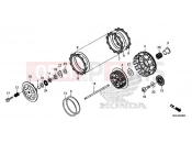 HONDA CRF450RXK CRF450RX 2019 E-8 CLUTCH