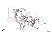 HONDA CRF450RXK CRF450RX 2019 F-12 FRONT BRAKE CALIPER