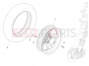 VESPA Primavera 125 ie (EMEA) Front wheel