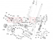 VESPA Primavera 125 ie (EMEA) Fork/steering tube - Steering bearing unit