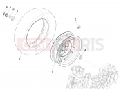 VESPA Primavera 125 ie (EMEA) Rear wheel