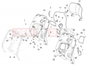 VESPA Primavera 125 ie (EMEA) Front glove-box - Knee-guard panel