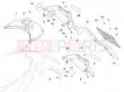 VESPA Primavera 125 ie (EMEA) Rear cover - Splash guard
