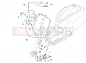 VESPA Primavera 125 ie (EMEA) Brakes pipes - Calipers (ABS)