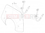 VESPA Primavera 125 ie (EMEA) Windshield - Glass