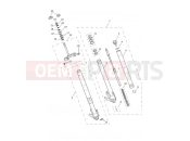 Triumph 2021 Tiger 1200 Alpine Front Forks & Yokes