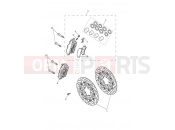 Triumph 2021 Tiger 1200 Alpine Front Brake Caliper & Discs