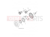 TRIUMPH Bonneville T100 Starter Drive Gears