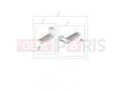 TRIUMPH Bonneville T100 Front Footrest, Pair