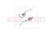 TRIUMPH Bonneville T100 Lever Kit, Adj, Std