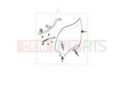 TRIUMPH Bonneville T100 Windshield Touring kit