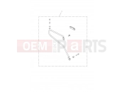 TRIUMPH Bonneville T100 Pannier Rail Kit, LH