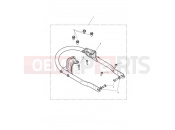 TRIUMPH Bonneville T100 Mounting Kit, Grab Rail