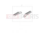 TRIUMPH Bonneville T100 Rear Footrest, Pair