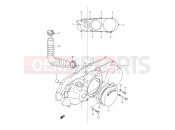 SUZUKI LT80 W (P1) 1998 W (1998) CRANKCASE LEFT COVER